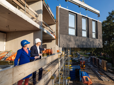 WoonFriesland en Dijkstra Draisma verlichten druk op woningmarkt met 34 nieuwe appartementen in Drachten