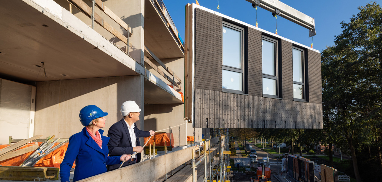 WoonFriesland en Dijkstra Draisma verlichten druk op woningmarkt met 34 nieuwe appartementen in Drachten