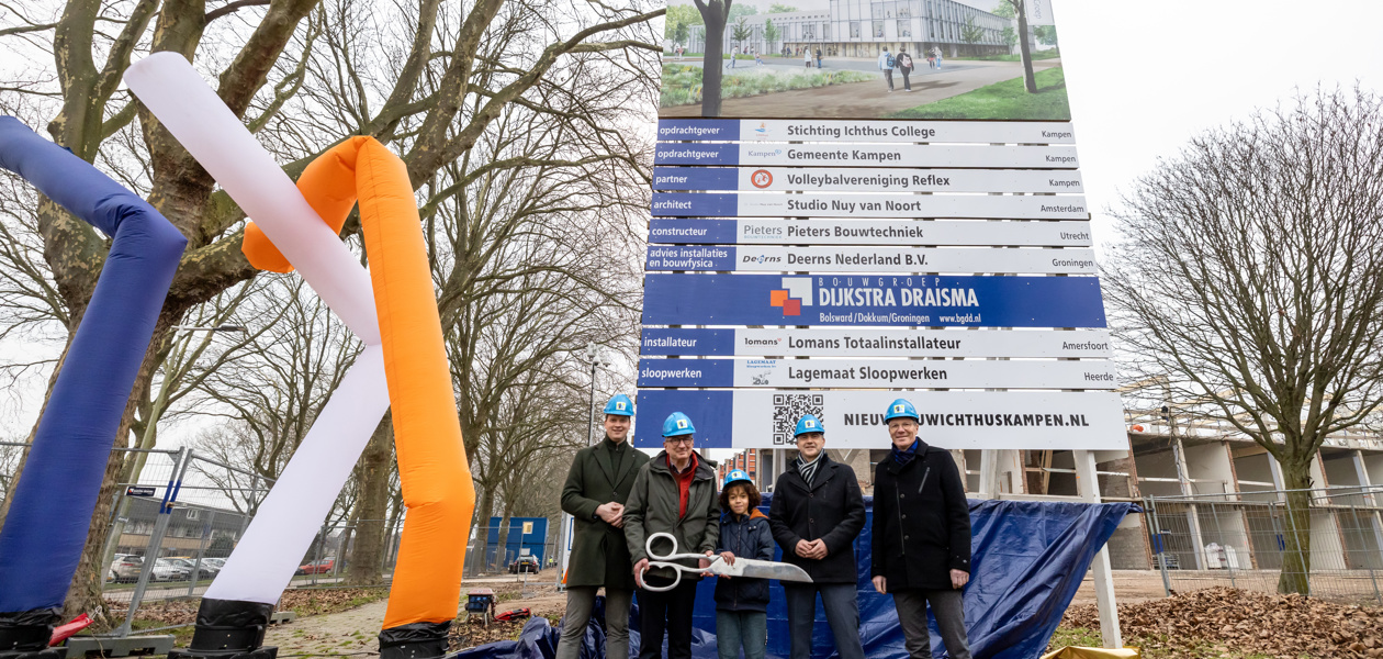Start vernieuwbouw Ichthus College Kampen