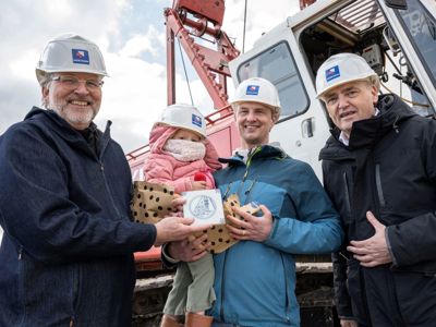 Feestelijke start bouw Werelderfgoedcentrum Waddenzee in Lauwersoog