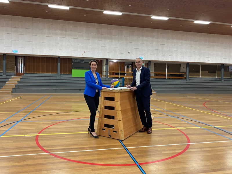 Ondertekening sporthal de Koel