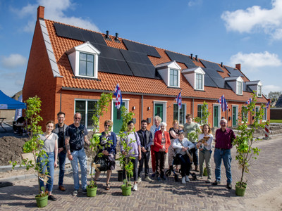 Bewoners blij met 10 bijzondere ‘historische’ nieuwbouwwoningen in Stiens