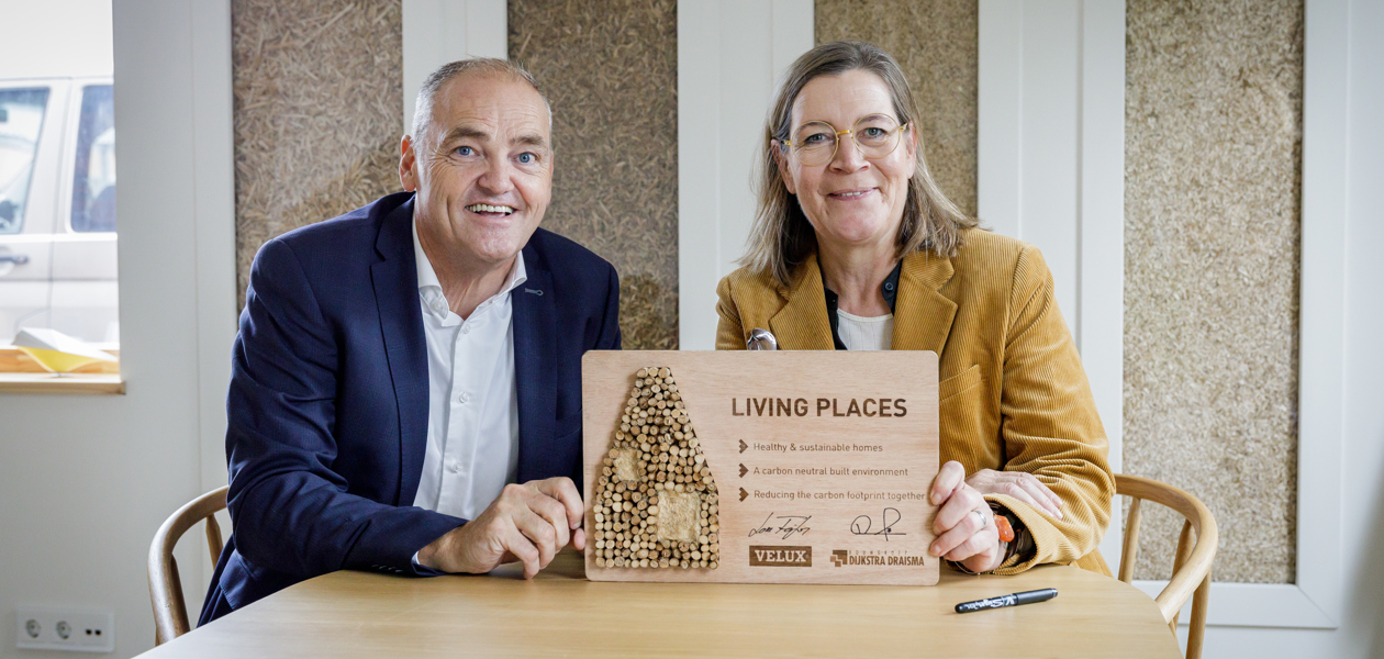 De VELUX Group en Bouwgroep Dijkstra Draisma werken samen aan Living Places-concept