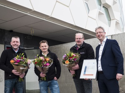 Bouwgroep Dijkstra Draisma als eerste bouwer van Nederland gecertificeerd in het uitvoeren van luchtdichtheidsmetingen