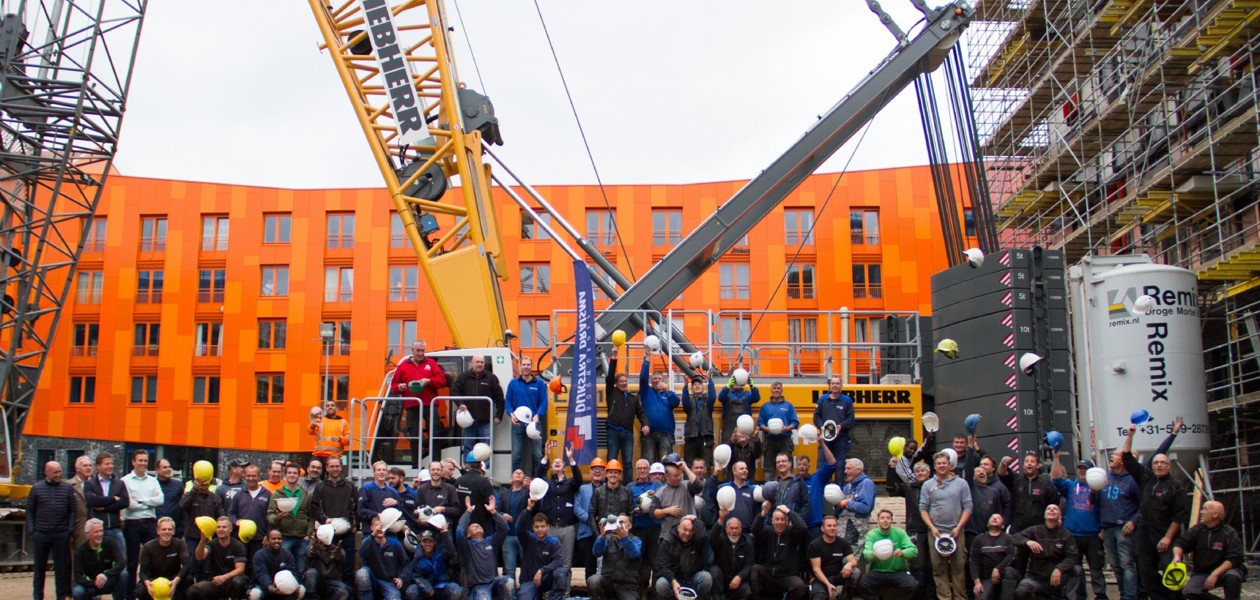 Project Kolenpark in Groningen bereikt hoogste punt