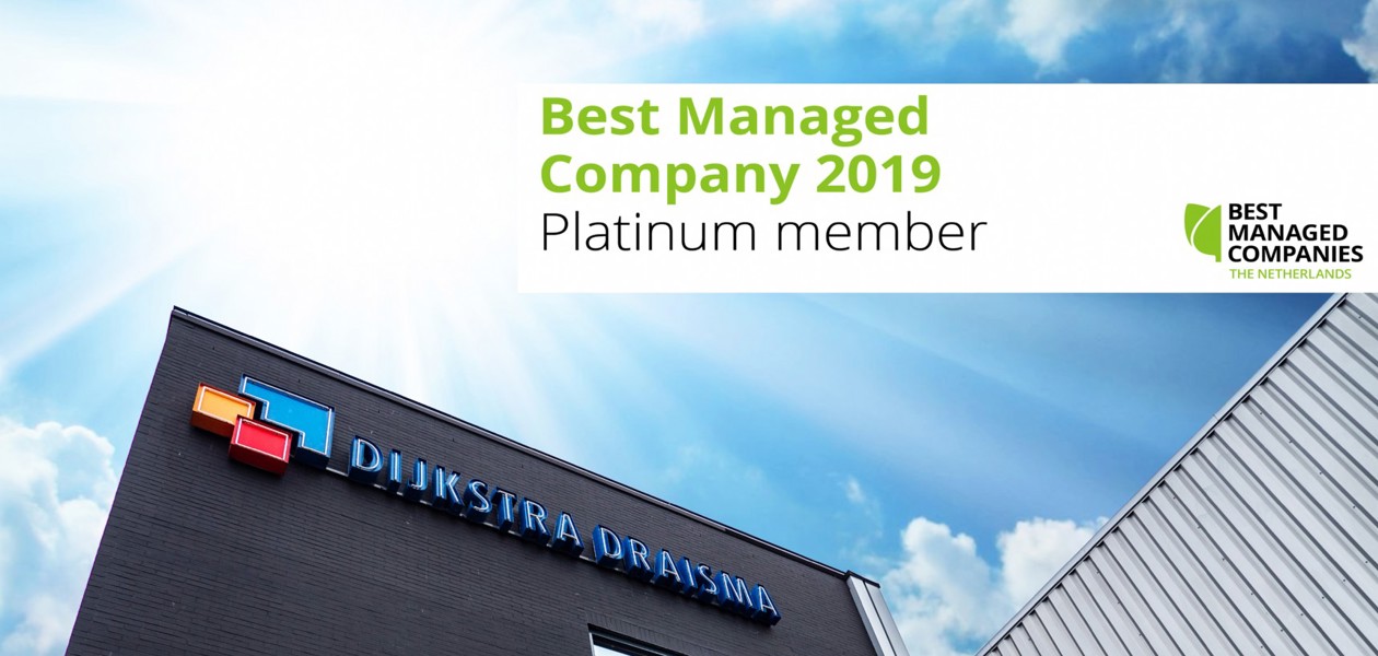 Bouwgroep Dijkstra Draisma in lijst Best Managed Companies 2018-2019!