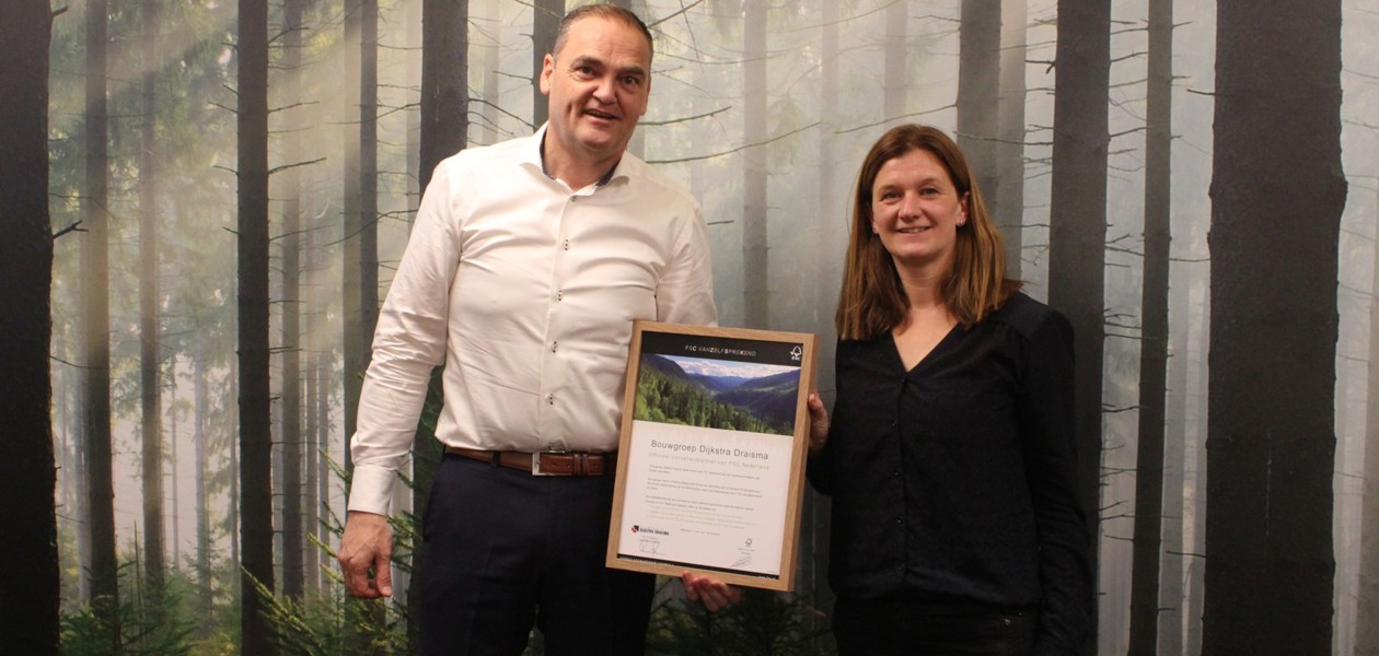 100% duurzaam hout voor Bouwgroep Dijkstra Draisma