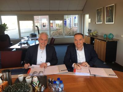 Ondertekening 12 gasloze woningen Lemstervaart Lemmer!