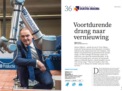 Interview Cobouw 50 met Biense Dijkstra "Voortdurende drang naar vernieuwing"