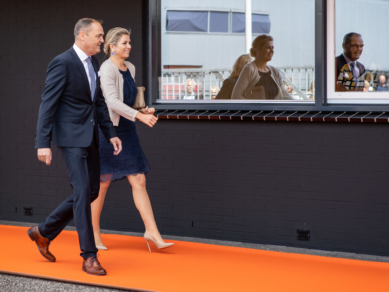 Werkbezoek Koningin Máxima bij BGDD in Dokkum op 4 juli 2019