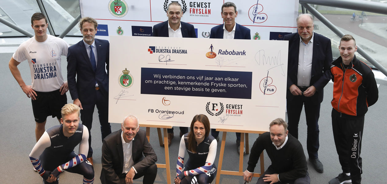 Drie Friese organisaties sponsoren gezamenlijk kenmerkende Fryske sporten