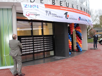 Aardbevingsbestendige woontoren ‘De Beukenhorst’ in Groningen officieel geopend