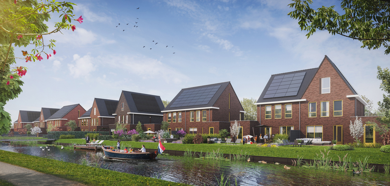 Dertien energieneutrale woningen De Klamp Leeuwarden verkocht