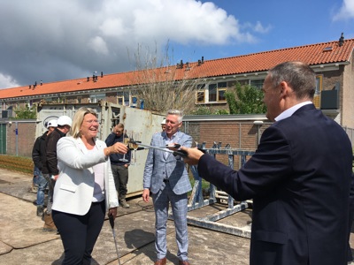 Aftrap bouw 44 huurappartementen voor Woonwaard in Alkmaar