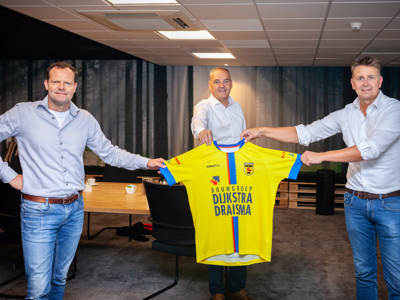 Elfde seizoen als hoofdsponsor: BGDD ook dit seizoen weer op de voorkant van het shirt