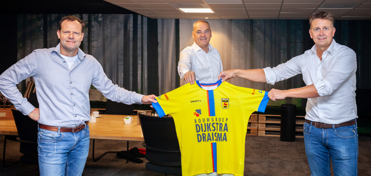 Elfde seizoen als hoofdsponsor: BGDD ook dit seizoen weer op de voorkant van het shirt