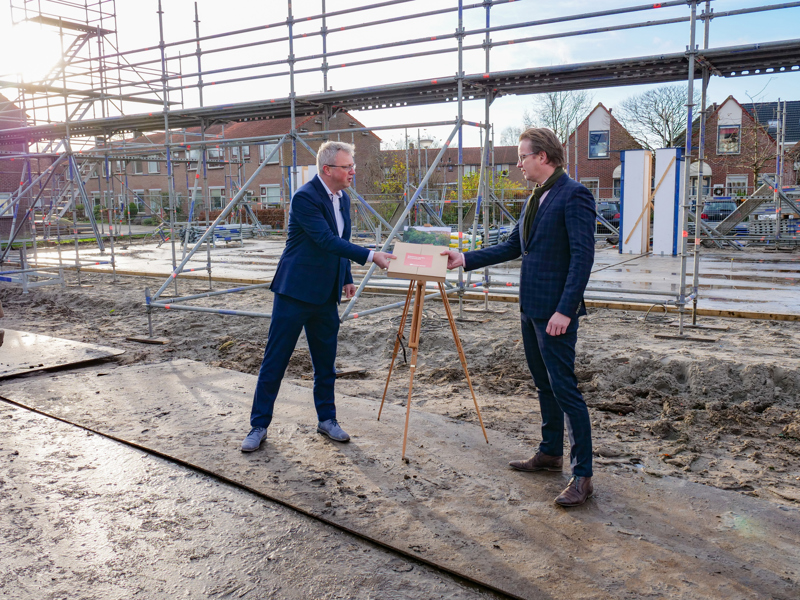 Artist Impressie van de nieuwbouwwoningen in Joure