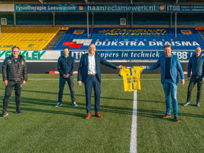 Twaalf jaar op rij: Dijkstra Draisma ook volgend seizoen hoofdsponsor Cambuur