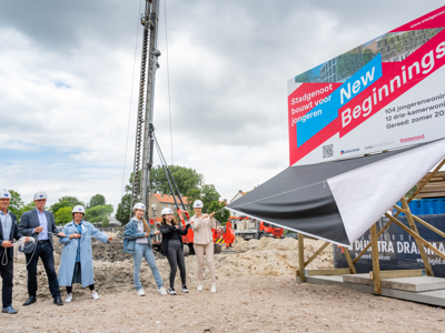 Nieuw begin voor jongeren met bouw 116 sociale huurwoningen in Amsterdam voor Stadgenoot