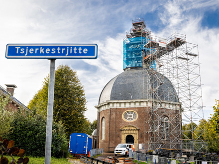 Restauratie lantaarn koepelkerk Berlikum