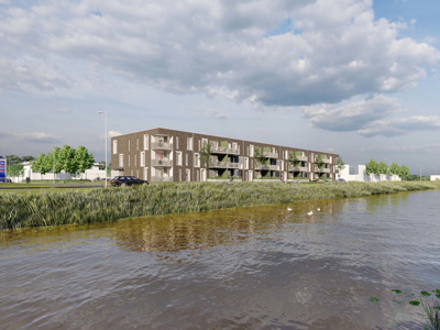 Plan voor tijdelijke woningen bij de Zuiderschans Dokkum