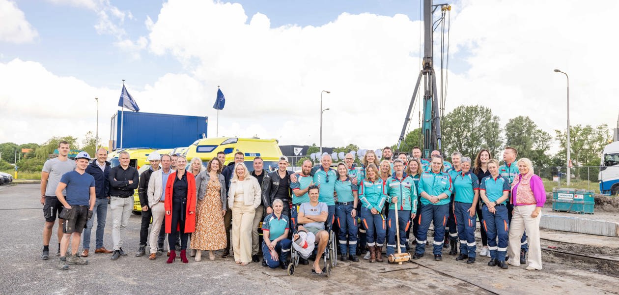 Nieuwbouw Ambulancepost Leeuwarden officieel gestart