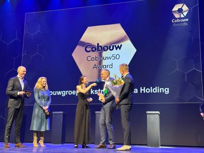 Bouwgroep Dijkstra Draisma wint de Cobouw50 Award voor best presterende bouwonderneming van het jaar