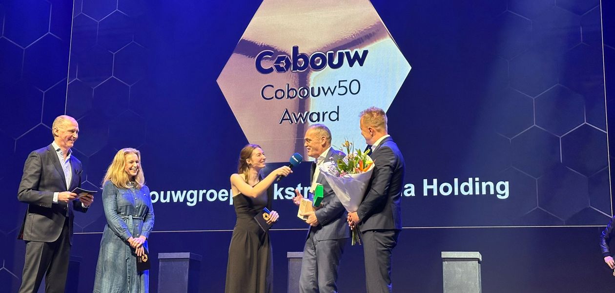 Bouwgroep Dijkstra Draisma wint de Cobouw50 Award voor best presterende bouwonderneming van het jaar