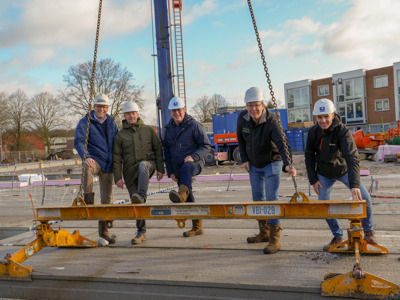 Wold & Waard en Bouwgroep Dijkstra Draisma starten bouw appartementencomplex aan de Van Panhuyslaan in Leek