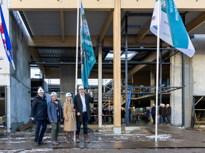 Hoogste punt Zwemcomplex De Welle gevierd